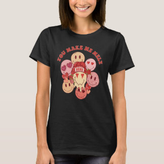 Camiseta Me Haces Derretir Groovy XOXO Sonrisa Amor San Val