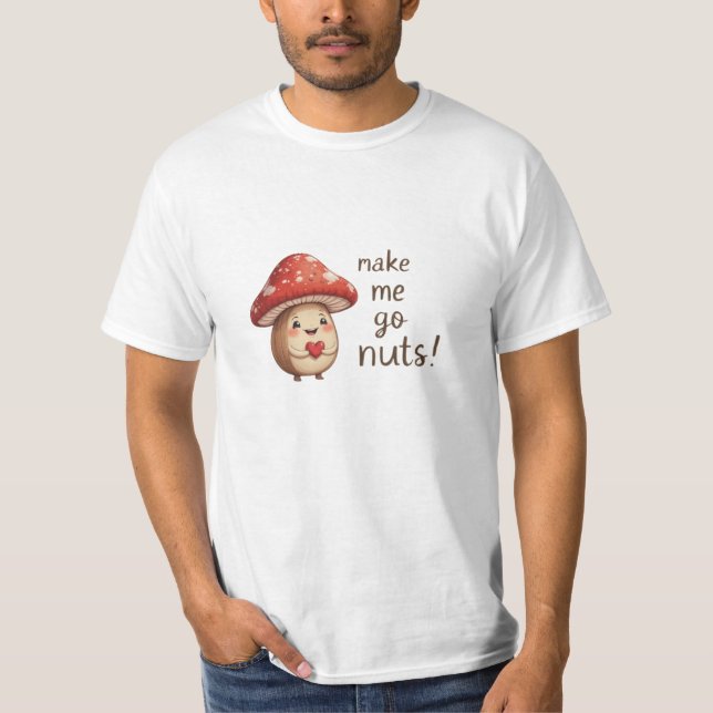 Camiseta Me haces ir a las nueces - Hazelnut Adorable y hon (Anverso)