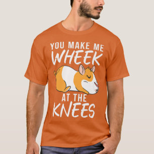 Camiseta Me haces llorar de rodillas cerdo guineano