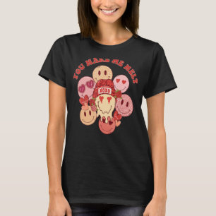 Camiseta Me Haces Melt Groovy XOXO Sonreír San Valentín