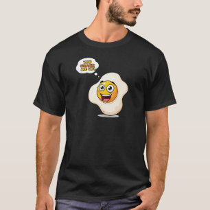 Camiseta Me Haces Reír – Huevo De Dibujos Animados Divertid
