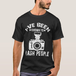 Camiseta Me han conocido para destellar fotógrafo de la