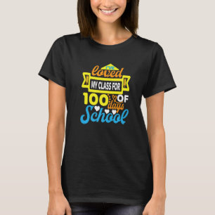 Camiseta Me han encantado 100 días de enseñanza divertida p