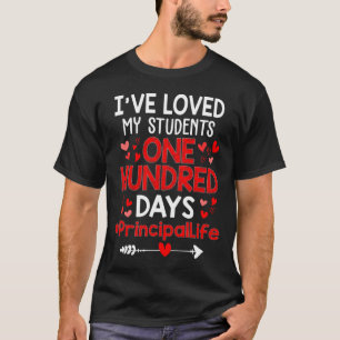 Camiseta Me han encantado mis estudiantes 100 días principa