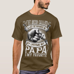 Camiseta Me han llamado mucho nombre pero papá es mi favori