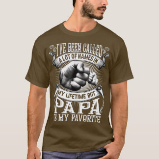 Camiseta Me han llamado mucho nombre pero papá es mi favori