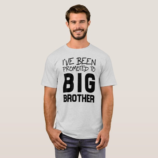 Camiseta Me han promovido a hermano mayor (Anverso completo)
