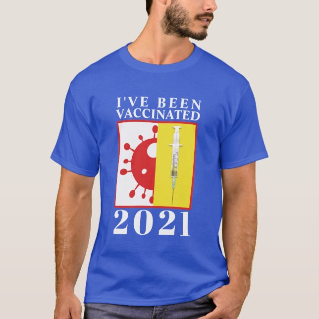 Camiseta Me han vacunado para Covid-19 2021 (Anverso)