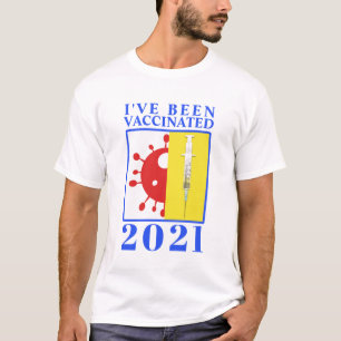 Camiseta Me han vacunado para Covid-19 2021