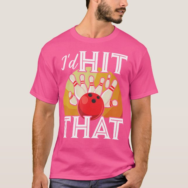 Camiseta Me Haría El Boliche Gracioso. (Anverso)