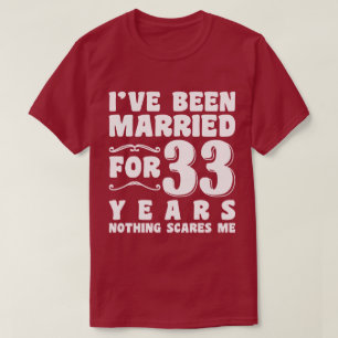 Camiseta Me he casado durante 33 años con una pareja de esp
