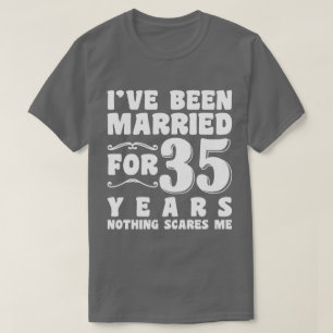 Camiseta Me he casado durante 35 años con una pareja de esp