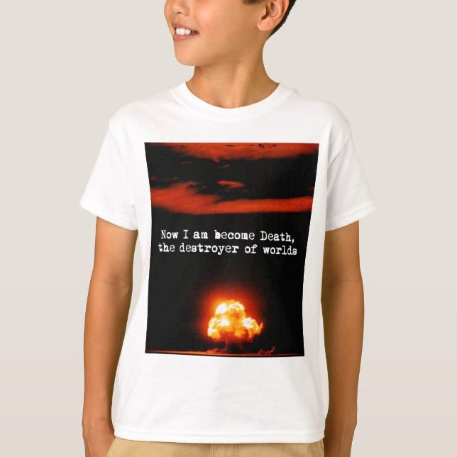 Camiseta Me he convertido en la muerte, en destructora de m (Anverso)