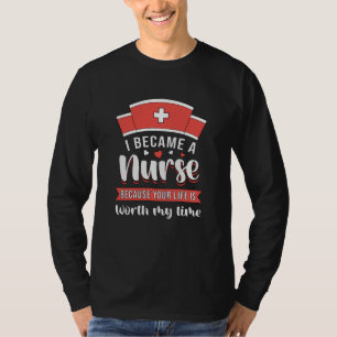 Camiseta Me He Convertido En Una Enfermera Graciosa De Emer