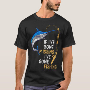 Camiseta Me he Perdido Me he Ido a Pescar Divertido Pescar 