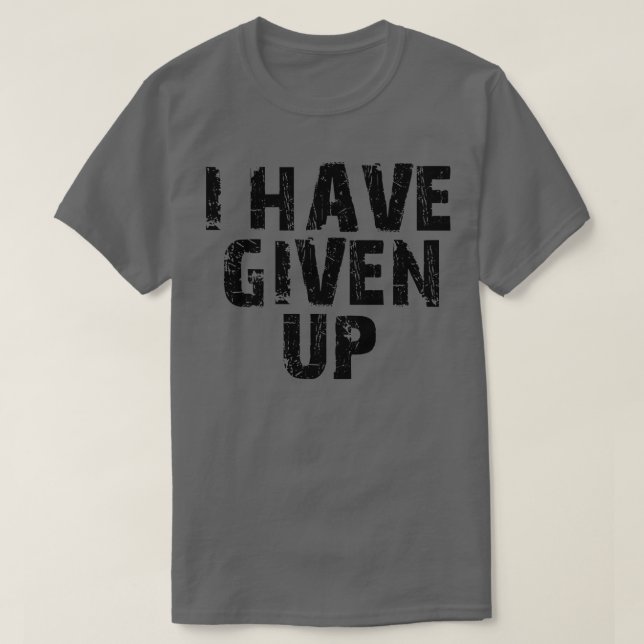 Camiseta me he rendido 1 (Diseño del anverso)