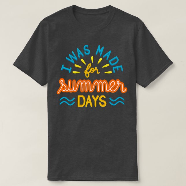 Camiseta Me Hicieron Los Días De Verano II (Diseño del anverso)