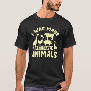 Camiseta Me Hicieron Salvar A Los Animales De La Protección