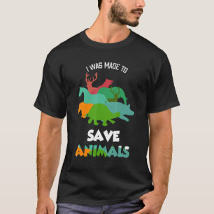 Camiseta Me Hicieron Salvar A Los Animales Vet Tech Veterin