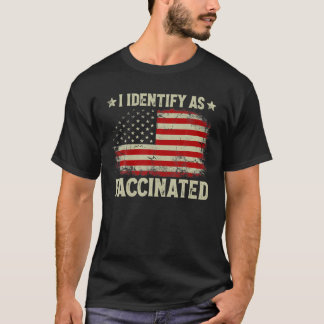 Camiseta Me Identifico Como Bandera Patriótica Estadouniden