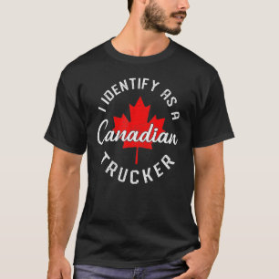 Camiseta Me Identifico Como Convoy De Libertad De Camionero