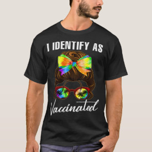 Camiseta Me Identifico Como Desorden De La Vacunación Pro T