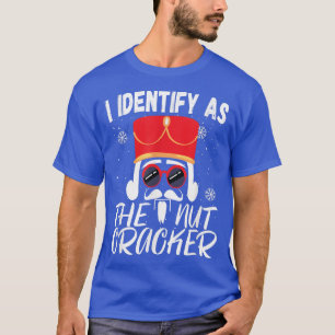 Camiseta Me identifico como el cazador de nueces aplastando