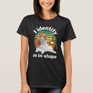 Camiseta Me identifico como en forma Chonk Me identifico co
