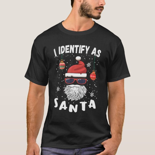 Camiseta Me Identifico Como Navidades De Santa Gracia Pajam (Anverso)