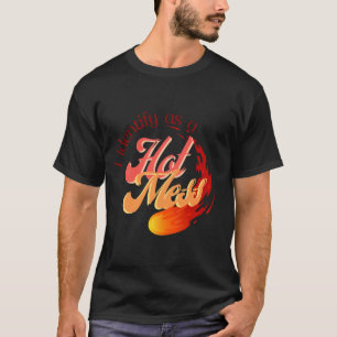 Camiseta Me identifico como un ajedrez caliente - Divertido