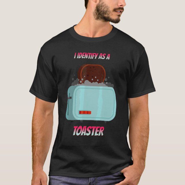 Camiseta Me Identifico Como Un Humor Sarcástico De Tostador (Anverso)