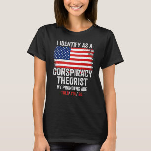 Camiseta Me Identifico Como Un Teórico De La Conspiración Q
