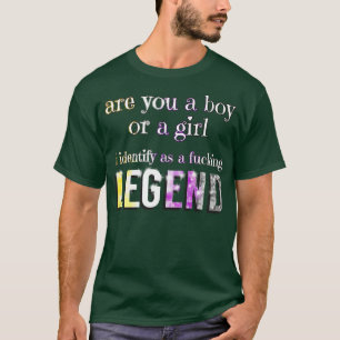 Camiseta Me identifico como una leyenda de las canciones