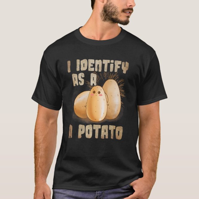 Camiseta Me identifico como una patata (Anverso)