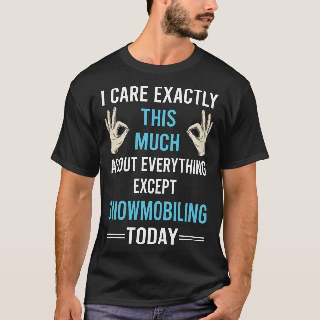 Camiseta Me Importa La Campaña De Nieve (Anverso)