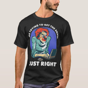 Camiseta Me Intento Conseguir La Música Snare Muy Difícil P