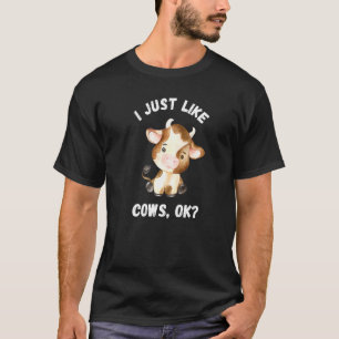 Camiseta Me Justo Les Gustan Las Vacas Vacas Lindas Granja