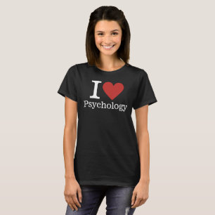 Camiseta Me ❤️ la psicología de la docencia/la mujer estudi