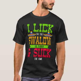 Camiseta Me Lame La Sal Tragar El Tequila Cinco De Mayo