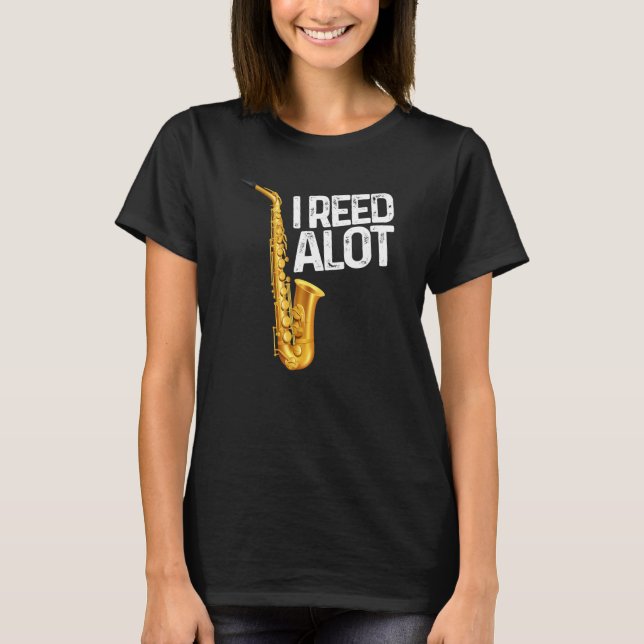 Camiseta Me Lanza Mucho Humor De Músico Saxofón (Anverso)