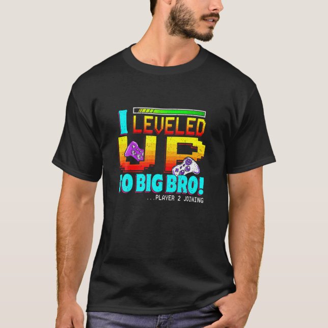 Camiseta Me Levanté Ante Big Bro New Brother Gaming Gamer S (Anverso)