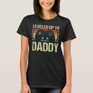 Camiseta Me Levanté Con Papi Gamer New Dad Vintage Retro