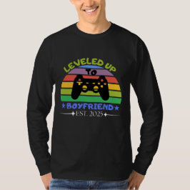 Camiseta Me Levanté Para Boyfriend Funny Gamer Est. 2025