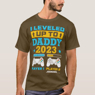 Camiseta Me levanto con papá 2023 pronto para ser padre Da