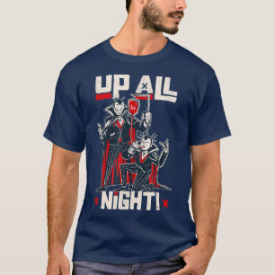 Camiseta Me Levanto Toda La Noche Beber Vampiro De Sangre