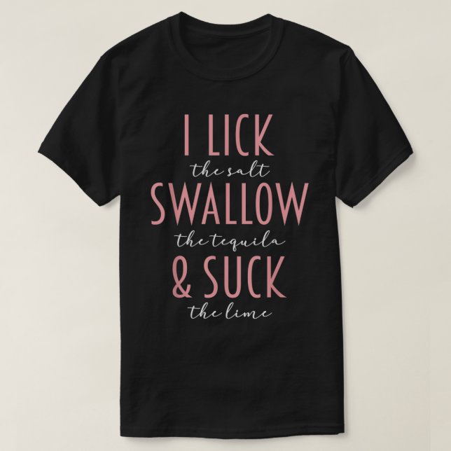 Camiseta Me Lick Sale Tragar Tequila Suck Lime Funny Mexica (Diseño del anverso)