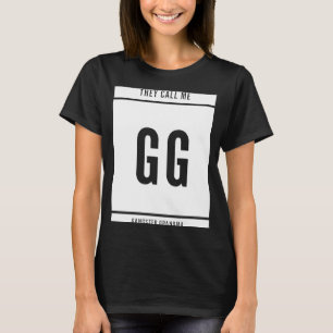 Camiseta Me Llaman GG Gangster Abuela