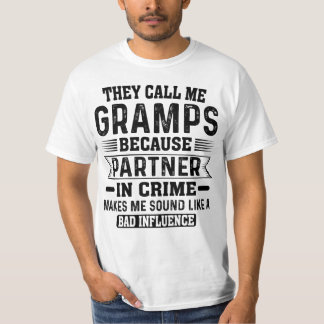 Camiseta Me Llaman Gramps Partner En El Día De Los Padres C