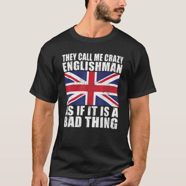 Camiseta Me llaman loco inglés como si fuera algo malo (Anverso)