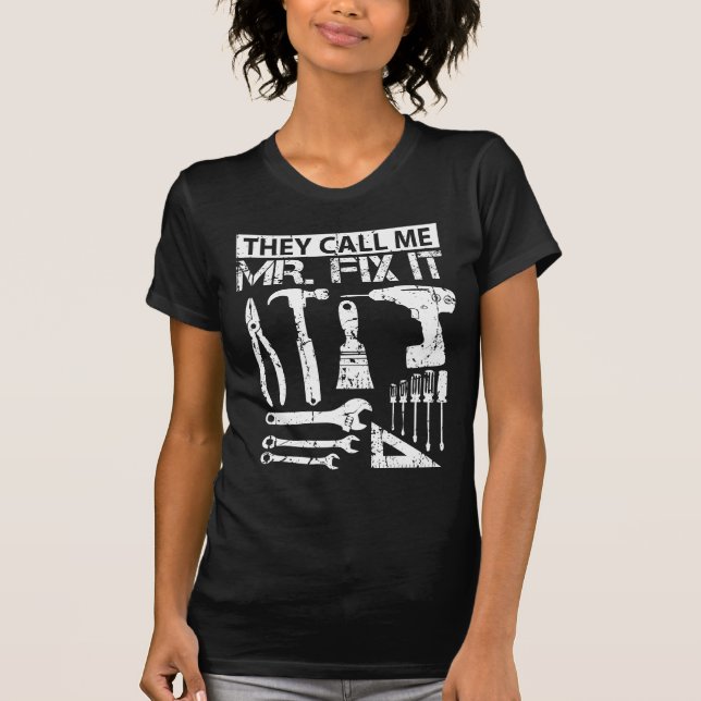 Camiseta Me llaman padre del papá de Sr. Fix It Funny (Anverso)